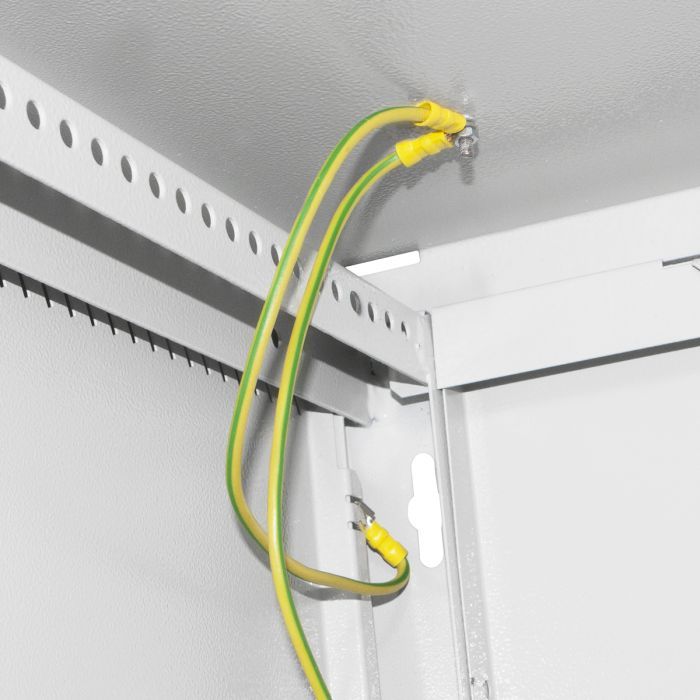 Шкаф настенный Ipcom 6U, 600*600, RAL7035 (СН-6U-060х060-ДС-7035) изображение 4