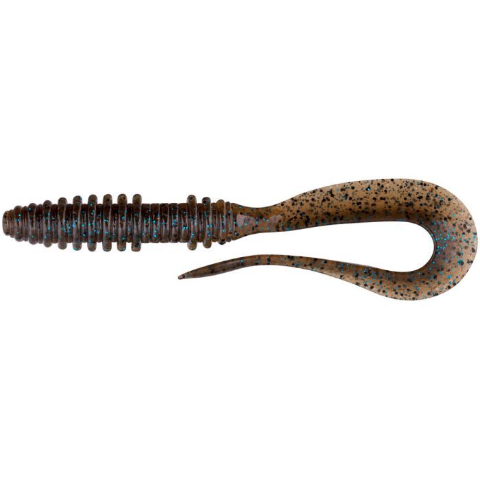 Силикон рыболовный Keitech Mad Wag Mini 2.5" (12 шт/упак) ц:207 green pumpkin pp. flk (1551.07.35)