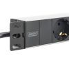 Силовий блок 10" 1U, 16A, 230V 3xSchuko, вилка Schuko Digitus (DN-95411) зображення 4