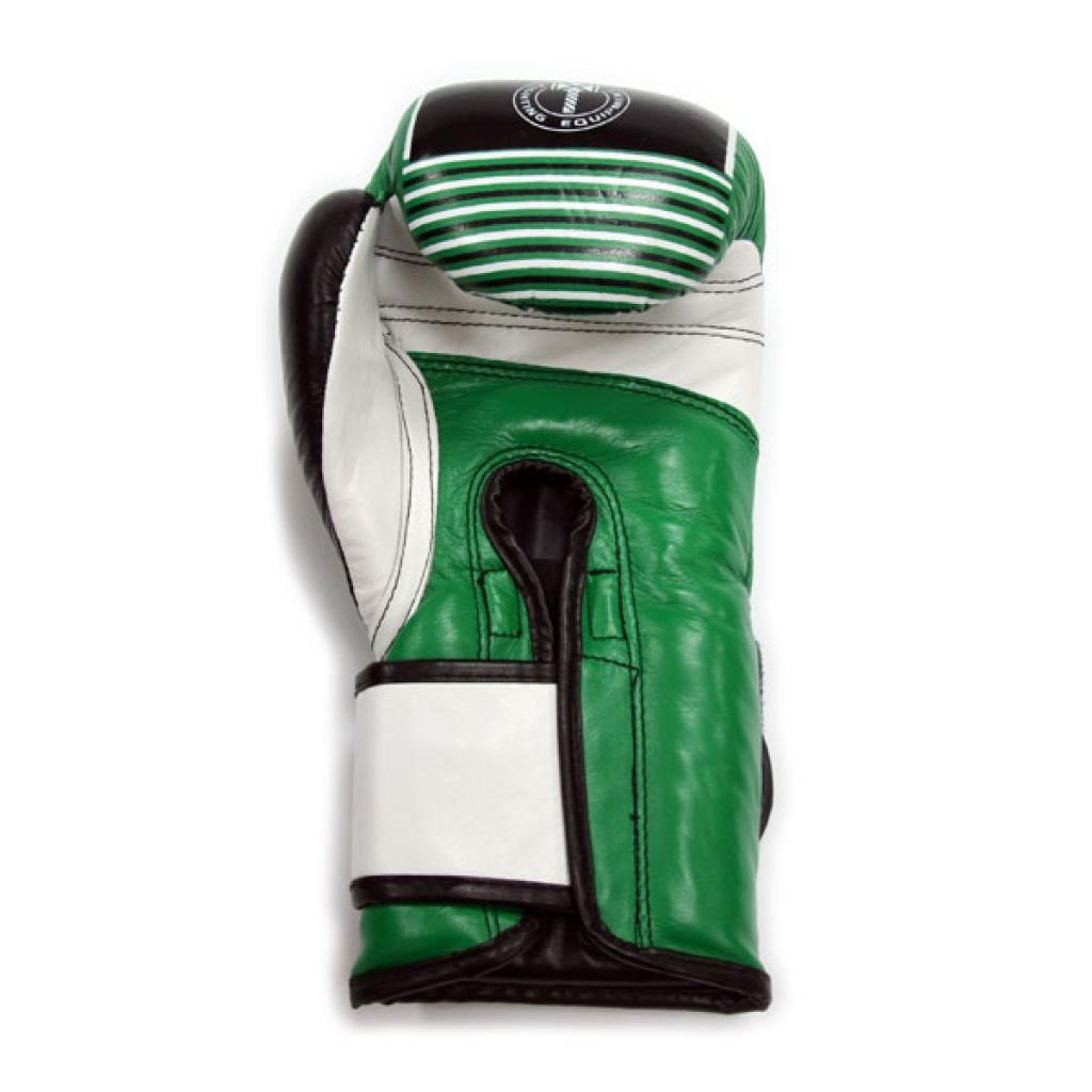 Боксерские перчатки Thor Thunder 14oz Green (529/12(Leather) GRN 14 oz.) изображение 5