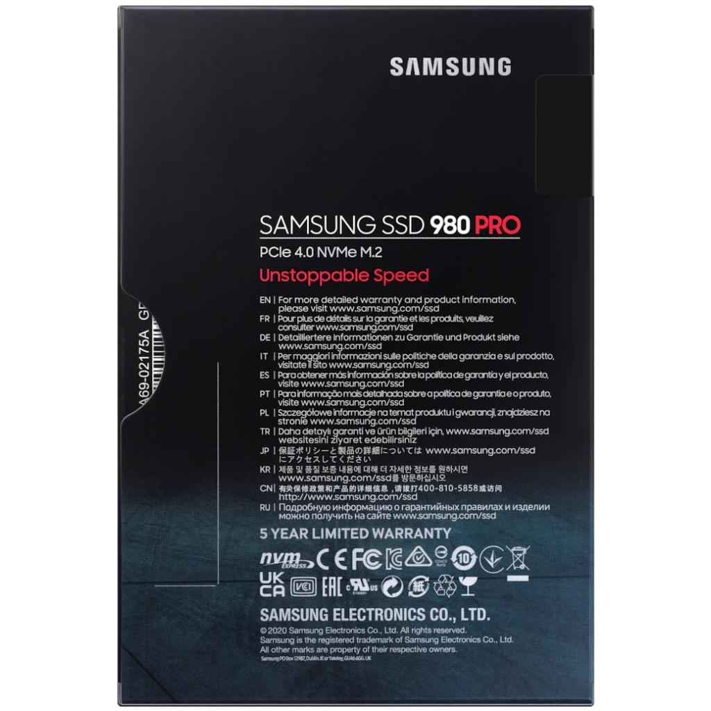 Накопитель SSD M.2 2280 1TB Samsung (MZ-V8P1T0BW) изображение 6