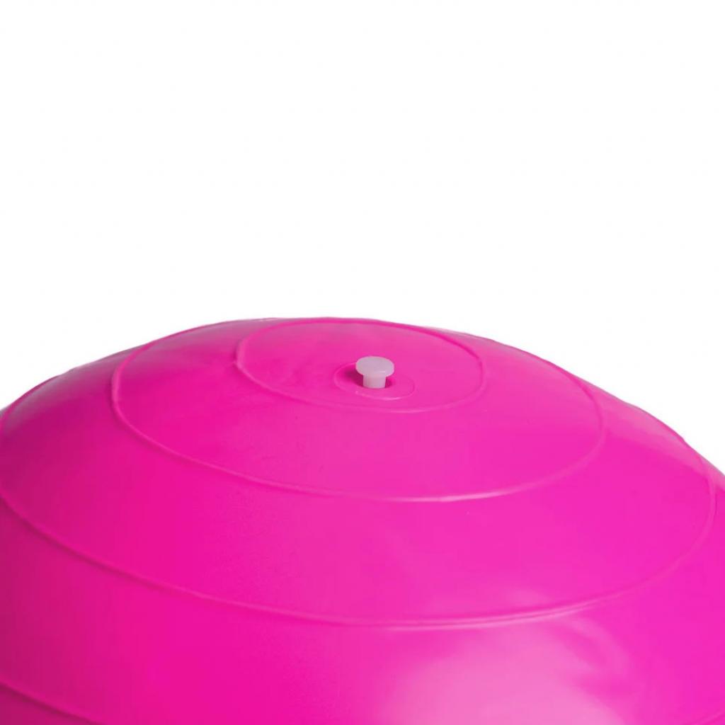 Мяч для фитнеса PowerPlay 4004 (90*45см) Pink + насос (PP_4004_Pink) изображение 3