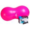 М'яч для фітнесу PowerPlay 4004 (90*45см) Pink + насос (PP_4004_Pink)