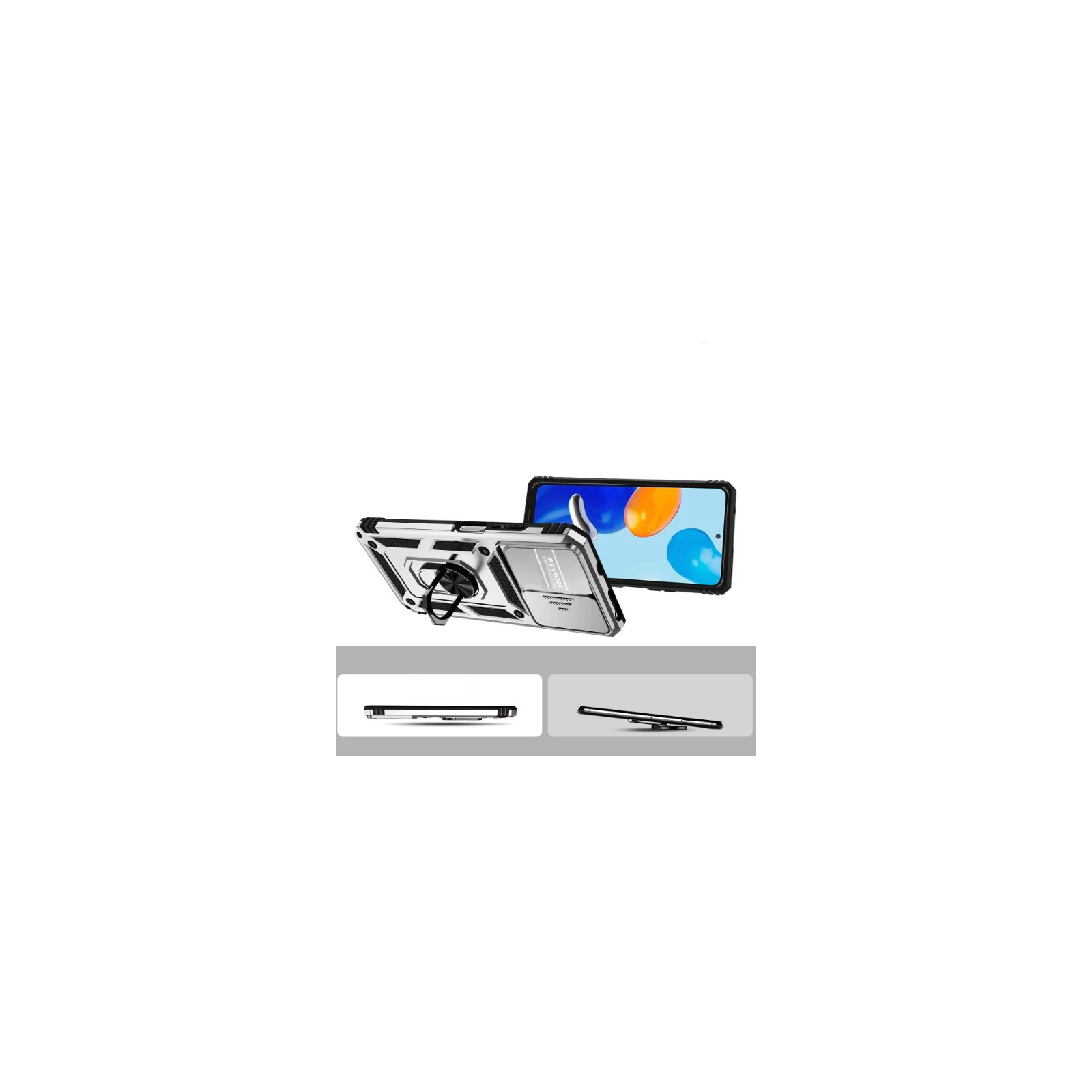 Чохол до мобільного телефона BeCover Military Xiaomi Redmi 9A Silver (705577) зображення 4