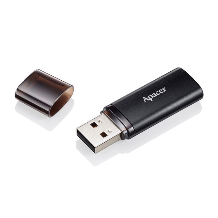 USB флеш накопитель Apacer 32GB AH25B Black USB 3.1 (AP32GAH25BB-1) изображение 2