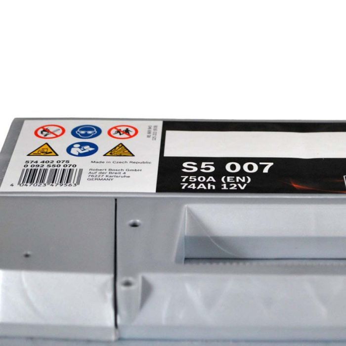 Аккумулятор автомобильный Bosch 74А (0 092 S50 070) изображение 3