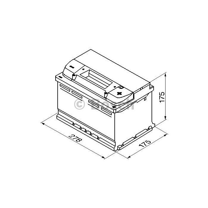 Аккумулятор автомобильный Bosch 74А (0 092 S50 070) изображение 6