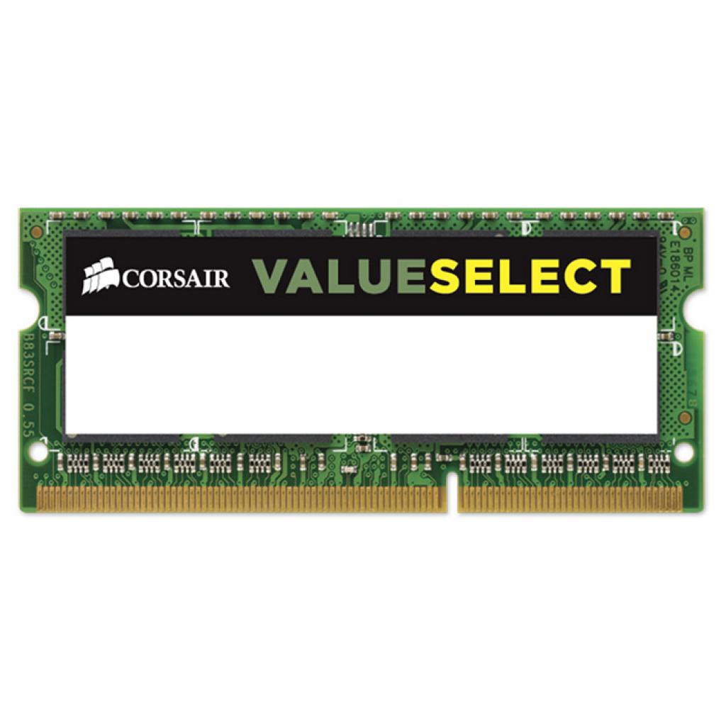 Модуль памяти для ноутбука SoDIMM DDR3 4GB 1600 MHz ValueSelect Corsair (CMSO4GX3M1C1600C11)