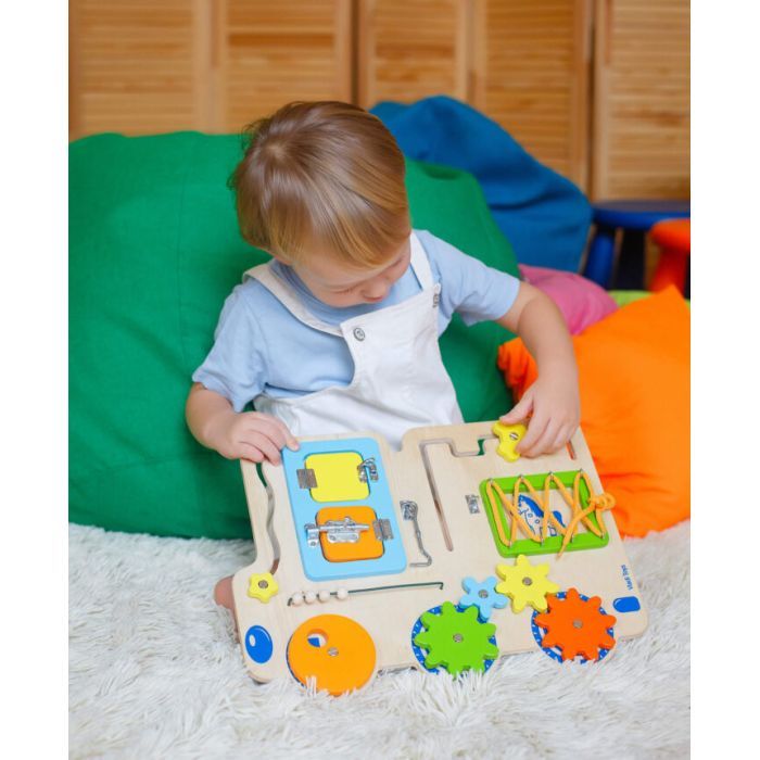 Развивающая игрушка Vladi Toys Бизиборд Грузовик (ZB3001-01) изображение 3