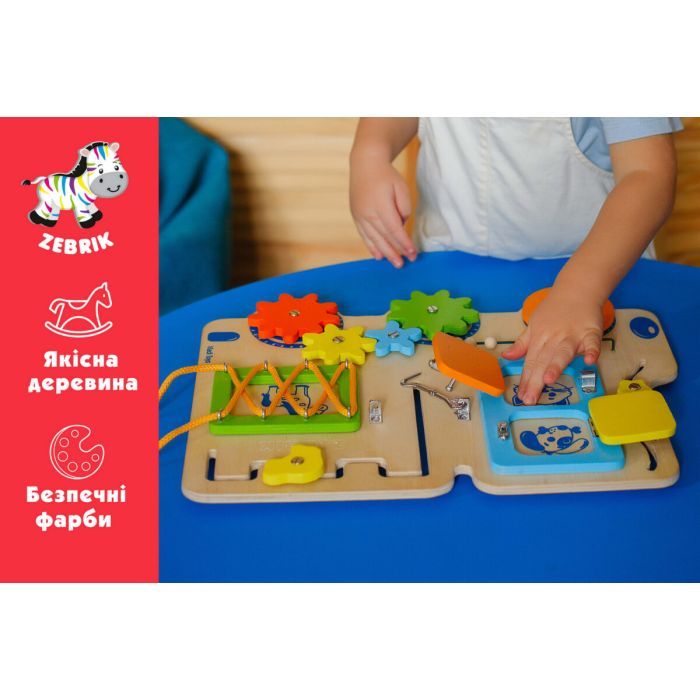 Развивающая игрушка Vladi Toys Бизиборд Грузовик (ZB3001-01) изображение 4