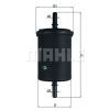 Фильтр топливный Mahle KL248