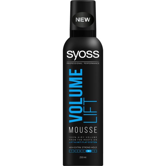 Мус для волосся Syoss Volume Lift (фіксація 4) 250 мл (8410436135054)