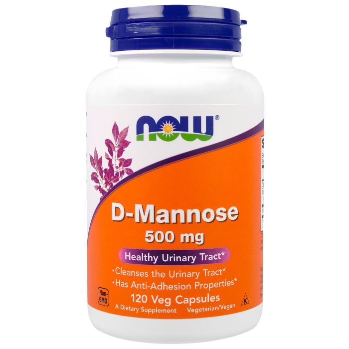 Витамин Now Foods D-Манноза 500мг, 120 гелевых капсул (NOW-02811)