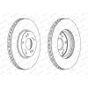 Тормозной диск FERODO DDF1775C
