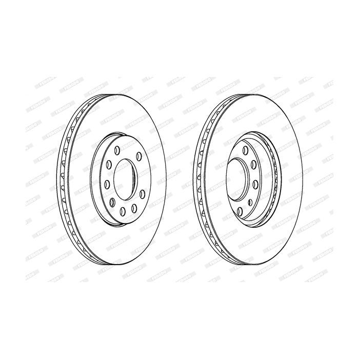 Тормозной диск FERODO DDF810