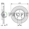 Тормозной диск Profit 5010-1789