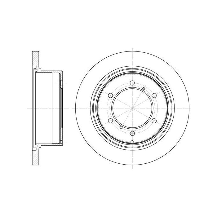 Тормозной диск REMSA 6552.00