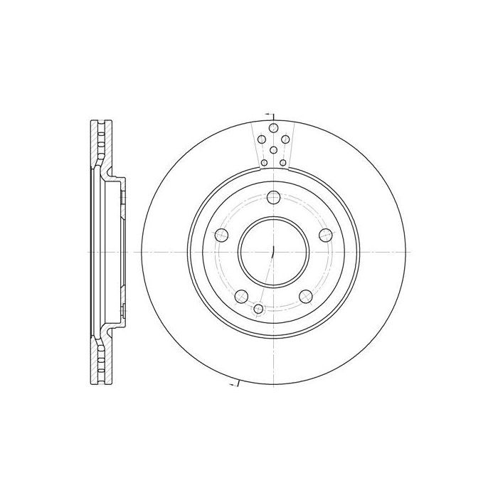 Тормозной диск REMSA 6748.10