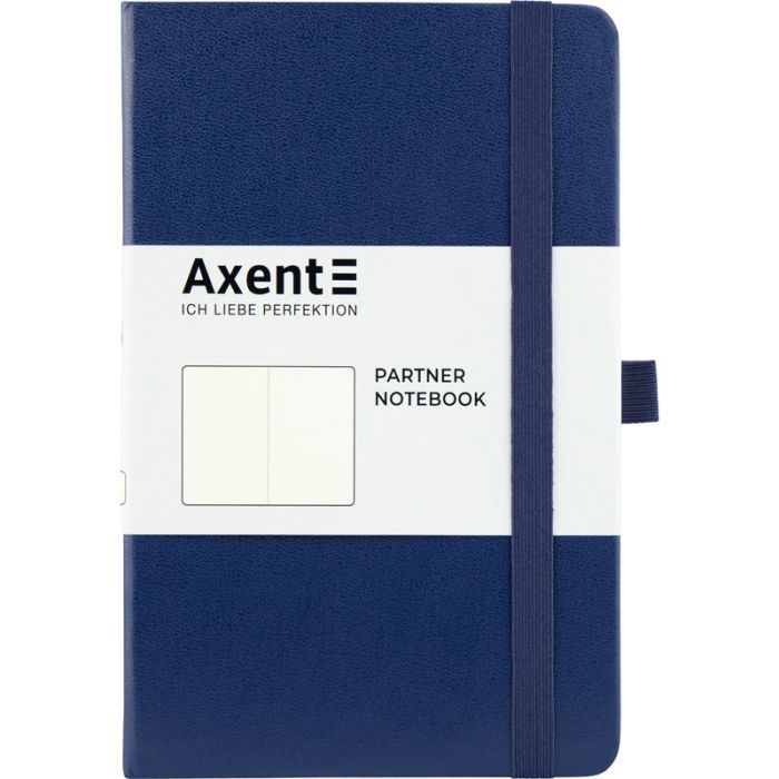 Книга записная Axent Partner 125х195 мм без линовки 96 листов Синяя (8307-02-A)