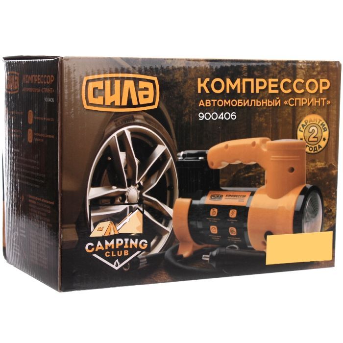 Автомобільний компресор СИЛА СТАНДАРТ з ліхтарем 35л/хв, 7 Атм (900406) зображення 9