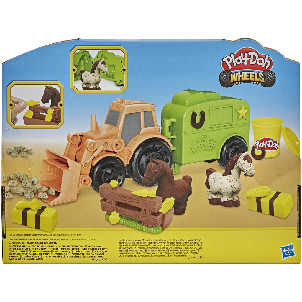 Набор для творчества Hasbro Play-Doh Трактор (F1012) изображение 4