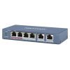 Коммутатор сетевой Hikvision DS-3E0106HP-E изображение 3