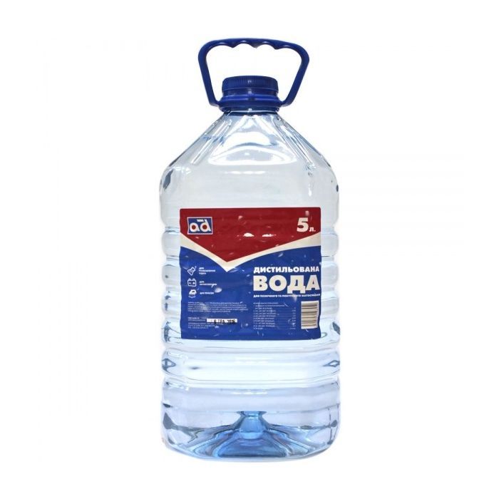 Вода дистильована AD 5л (VODA 5L)