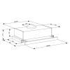 Вытяжка кухонная Eleyus LOTUS 1000 60 WH изображение 10