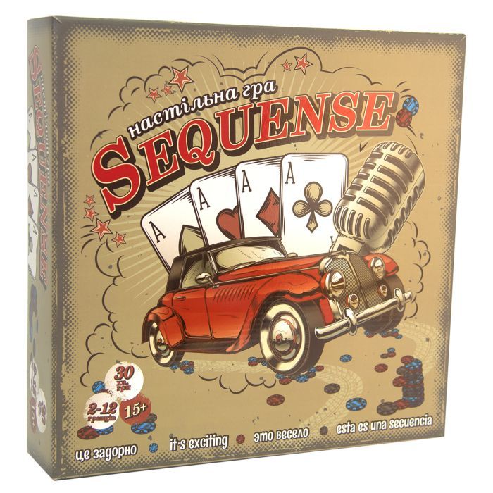 Настольная игра Strateg Sequense (украинский язык) (30361)