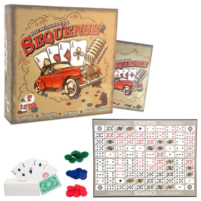 Настольная игра Strateg Sequense (украинский язык) (30361) изображение 2