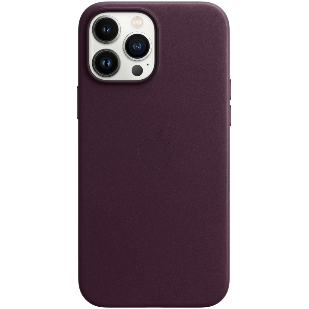 Чохол до мобільного телефона Apple iPhone 13 Pro Max Leather Case with MagSafe - Dark Cherry, M (MM1M3ZE/A)