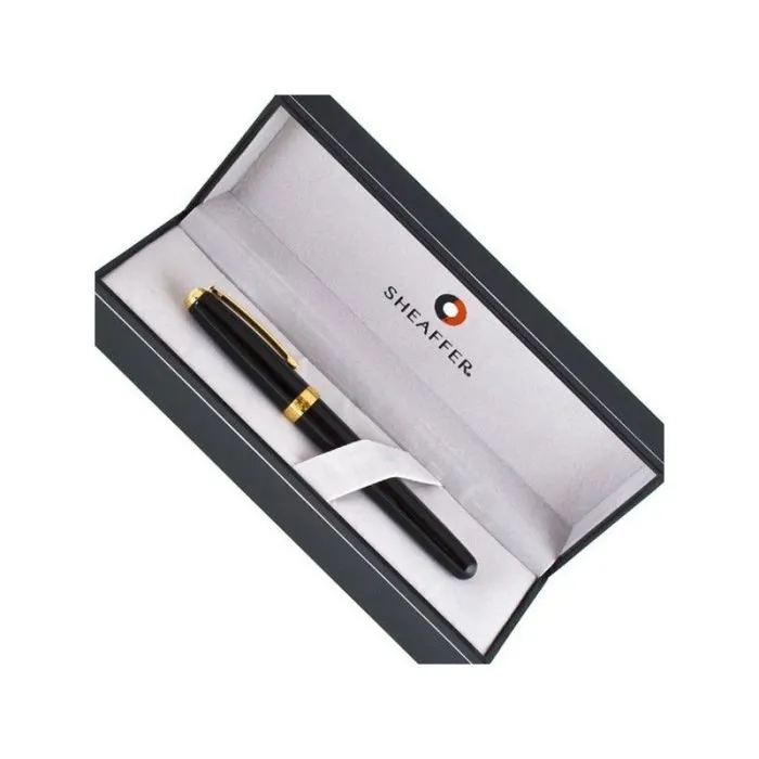 Ручка пір'яна Sheaffer PRELUDE Black Lacq. GT  FP M (Sh355004) зображення 4