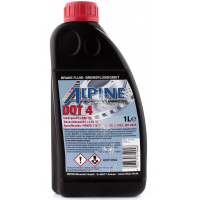 Фото - Тормозная жидкость Alpine Гальмівна рідина  Brake Fluid DOT 4 1л  1107-1 (1107-1)