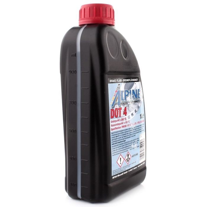 Тормозная жидкость Alpine Brake Fluid DOT 4 1л (1107-1) изображение 2