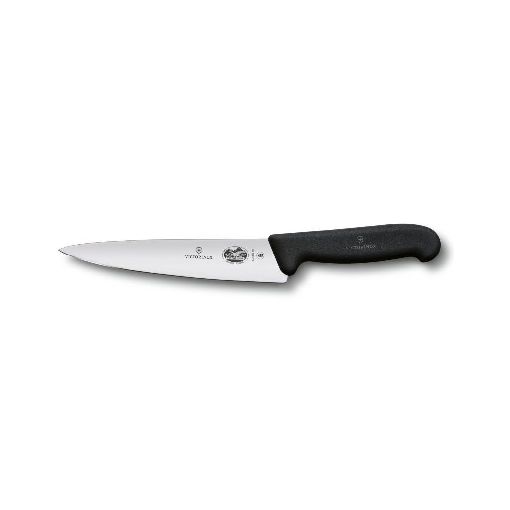 Кухонный нож Victorinox Fibrox Carving 19 см Black (5.2003.19)