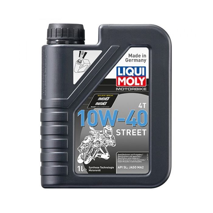 Моторное масло Liqui Moly Motorbike 4T 10W-40 Street 4л. (7512)