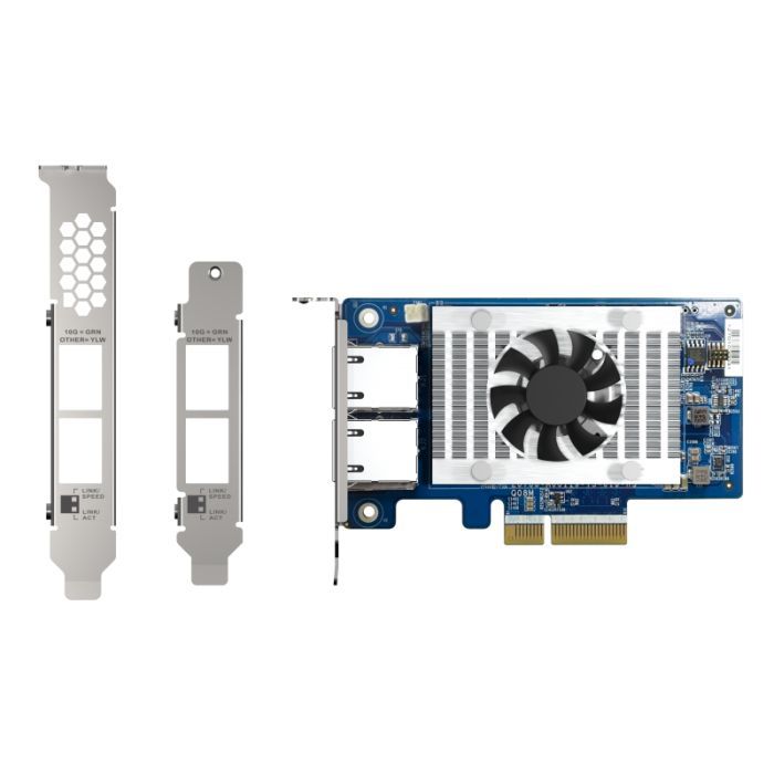 Мережева карта 2x10GbE PCIe Gen3 x4 X710 QNap (QXG-10G2T-X710) зображення 2