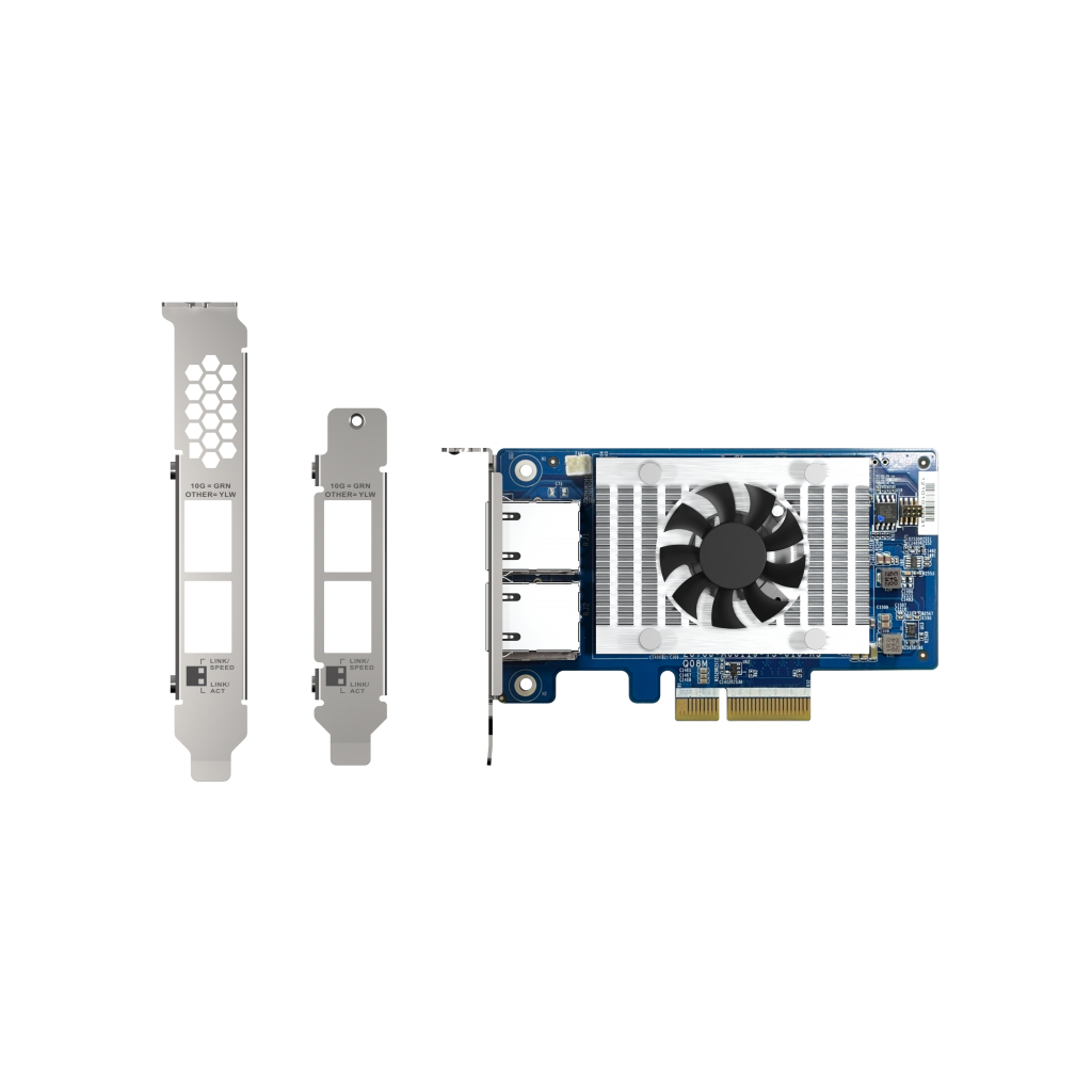 Мережева карта 2x10GbE PCIe Gen3 x4 X710 QNap (QXG-10G2T-X710) зображення 2