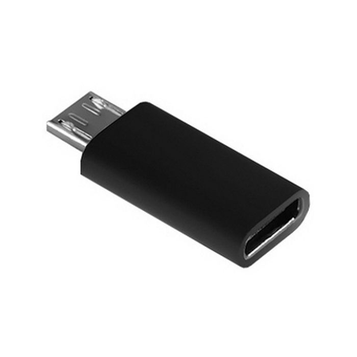 Перехідник Lapara Micro USB Male to USB 3.1 Type-C Female black (LA-MaleMicroUSB-TypeC-Female black)