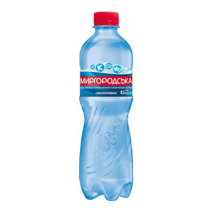 Мінеральна вода Миргородська 0.5 л (4820000430067) зображення 2