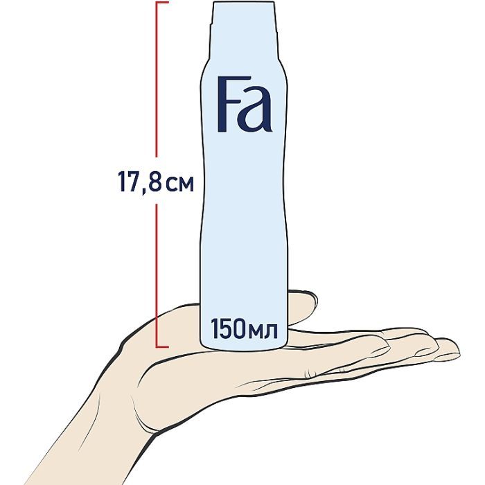Антиперспирант Fa Fresh & Dry Зеленый чай 150 мл (9000100936125) изображение 4