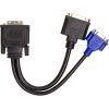 Переходник DVI-I (M) to DVI-D (F) + VGA (F), 0.3m PowerPlant (CA912551) изображение 2