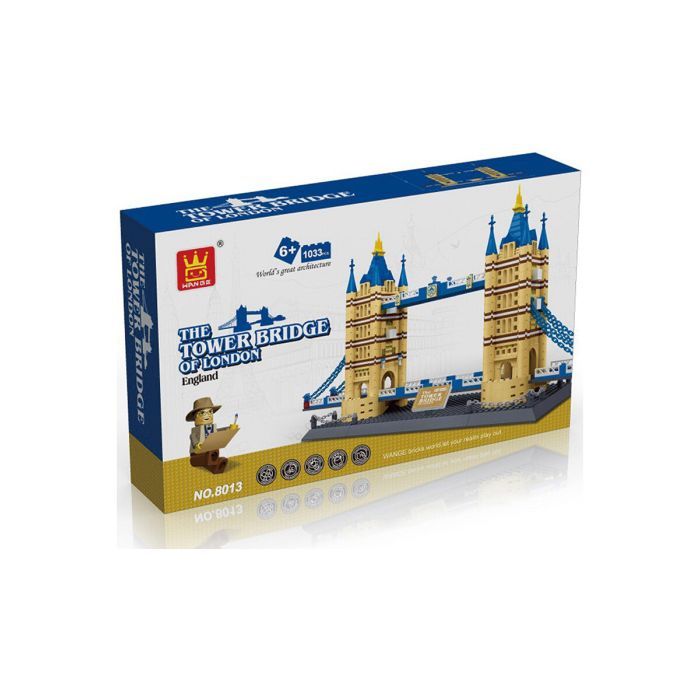 Конструктор Wange Тауерський міст, Лондон, Англія (WNG-Tower-Bridge) зображення 3
