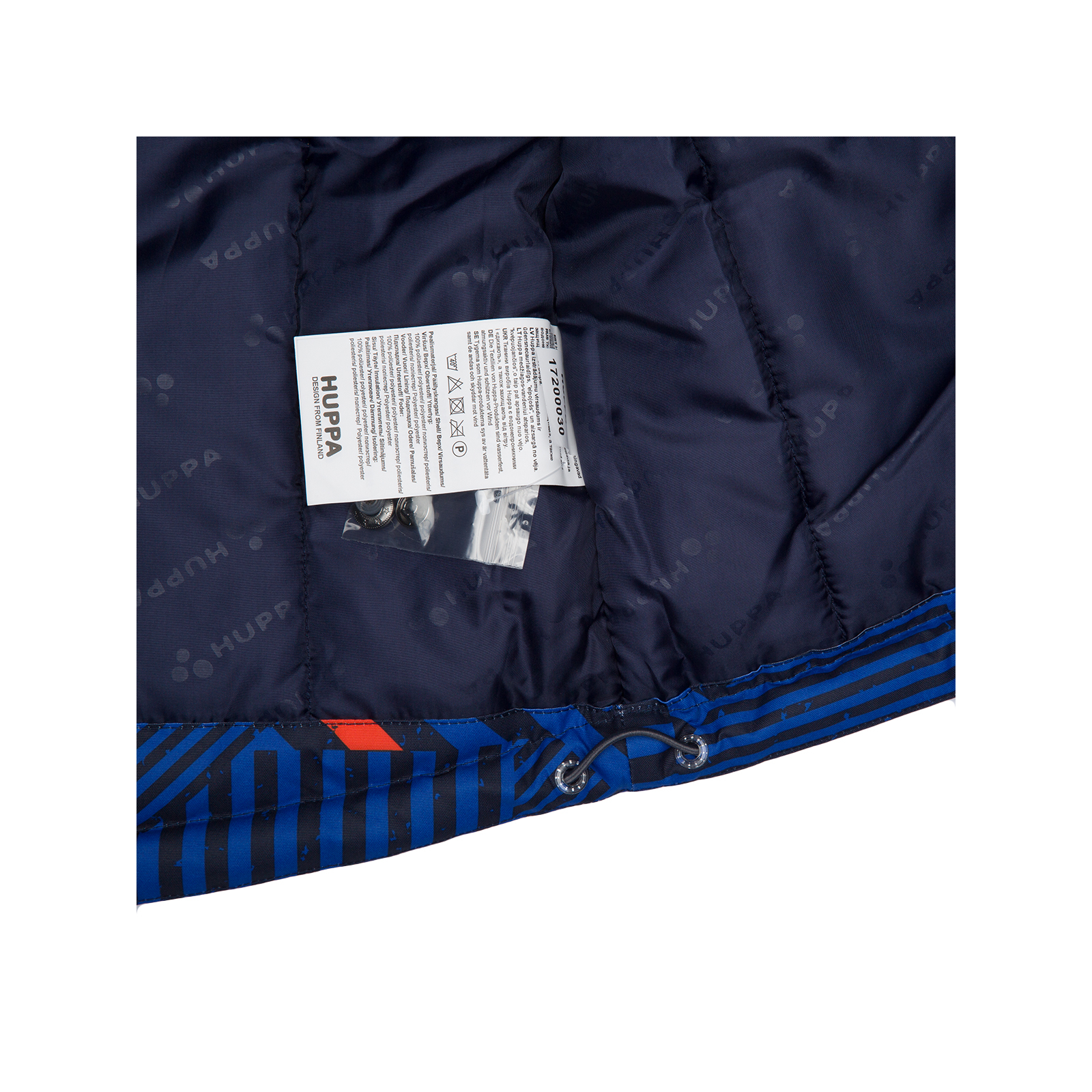 Куртка Huppa MARINEL 17200030 синий с принтом 104 (4741632031593) изображение 4