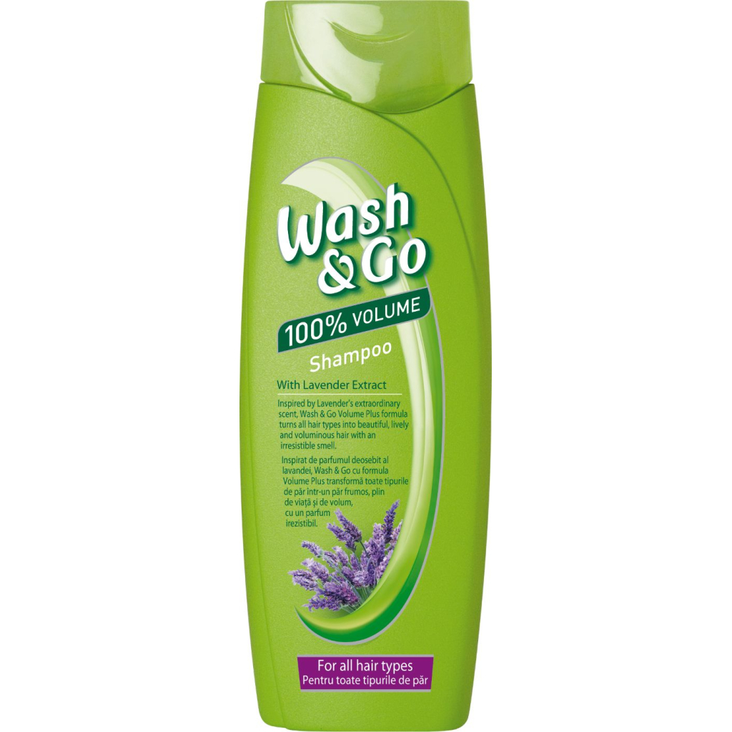 Шампунь Wash&Go с экстрактом лаванды для всех типов волос 200 мл (8008970042107)