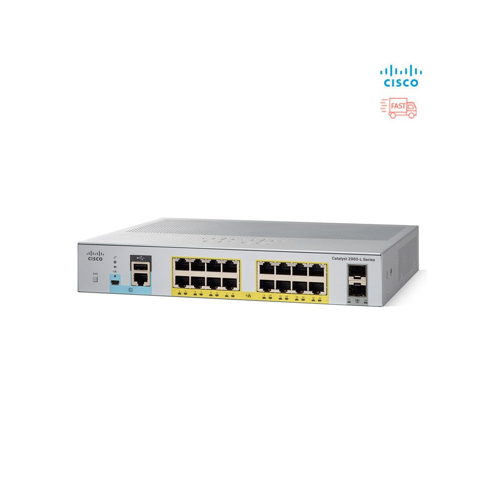 Коммутатор сетевой Cisco C1000-16P-2G-L изображение 2