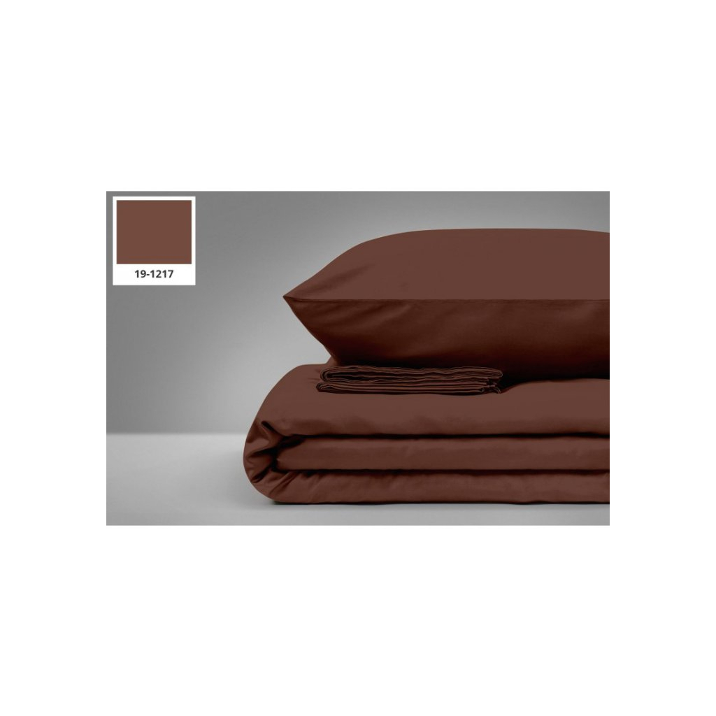 Постільна білизна MirSon Бязь Premium Chocolate Perla 143х210х2 (2200000950857) зображення 3