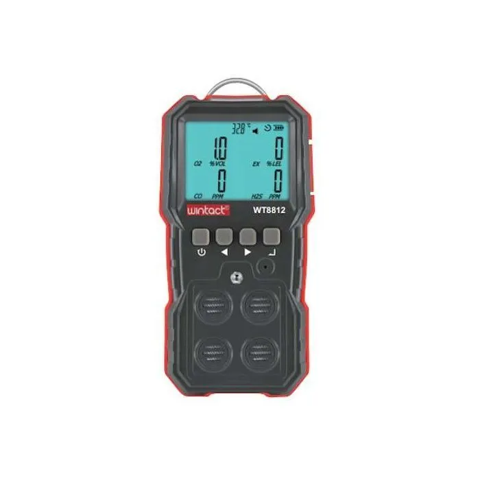 Газоаналізатор Wintact 4-в-1 O2, CO, H2S, горючий газ (WT8812)