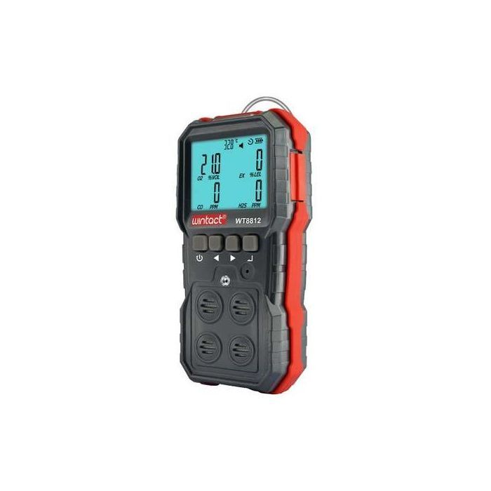 Газоанализатор Wintact 4-в-1 O2, CO, H2S, горючий газ (WT8812) изображение 2