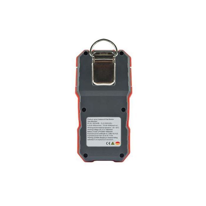 Газоанализатор Wintact 4-в-1 O2, CO, H2S, горючий газ (WT8812) изображение 4